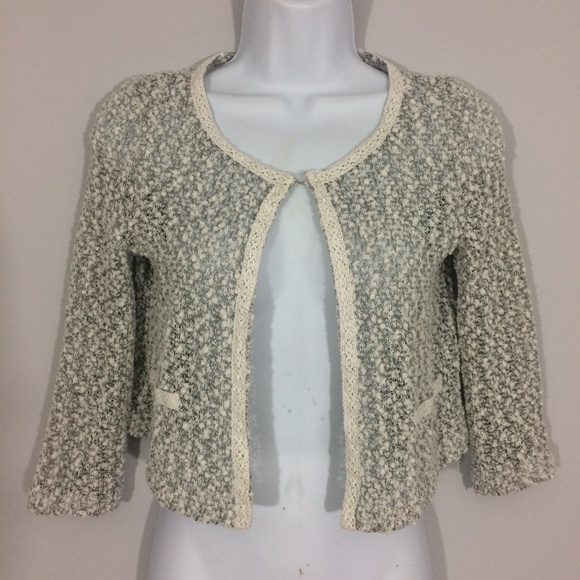 Wallflower Sweaters - Wallflower Juniors M Cropped Medium Knit Sweater